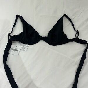 Monday Swimwear Black Underwire Bikini Top